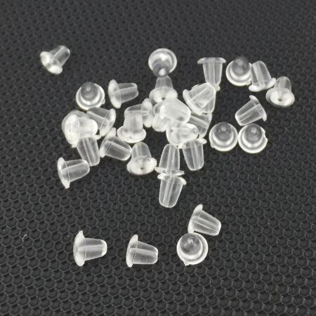 Arrêt caoutchoucs pour boucles d'oreilles (la paire)