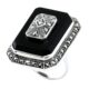 ISADORA - Bague argent 925 sterling silver -Onyx-Marcassites